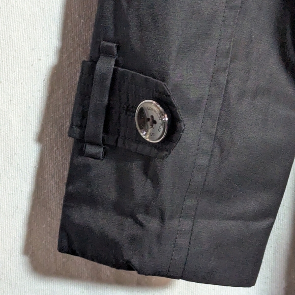 London Fog Hooded Trench Coat, Black, Size Small - Picture 10 of 11